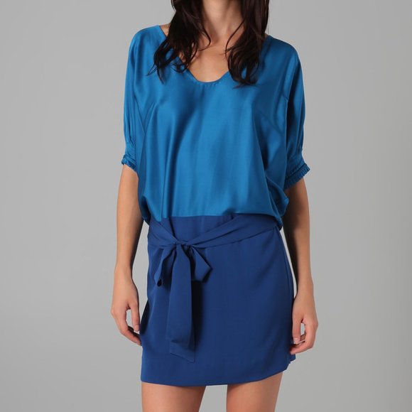 Diane Von Furstenberg Edna Silk Dress 